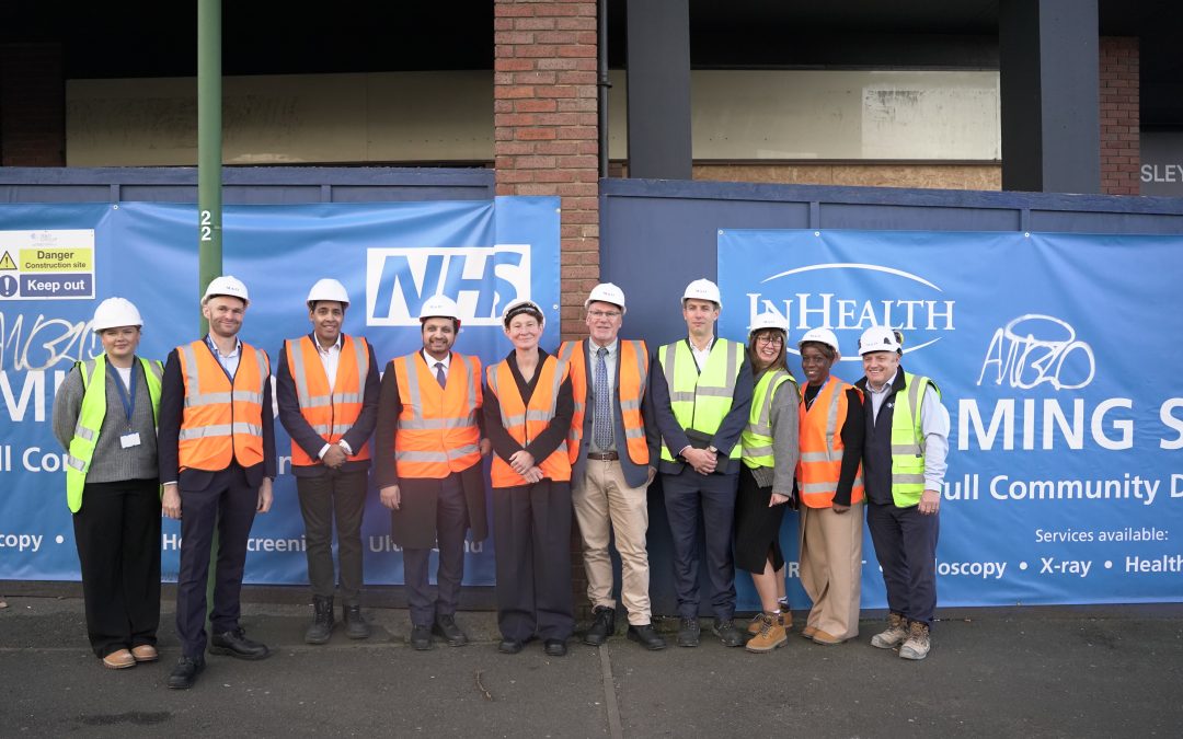 MP welcomes progress at new health facility for diagnostic services in Solihull